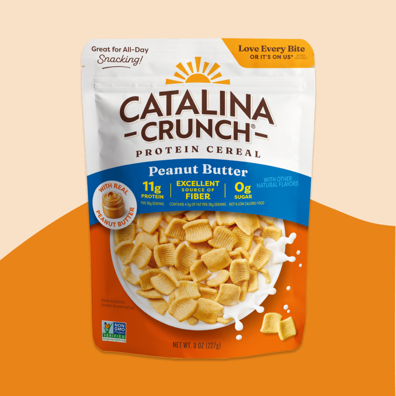 Peanut Butter Cereal - Clean Portable Cereal Moment