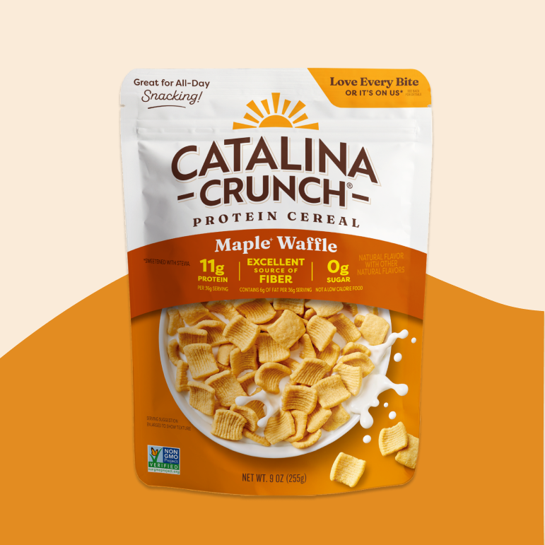 Maple Waffle Cereal - Clean Creative Cereal Highlight