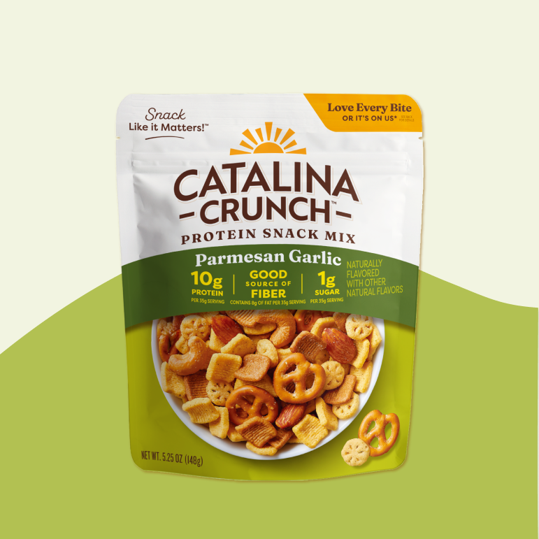 Parmesan Garlic Snack Mix - Clean Friendly Mix Focus